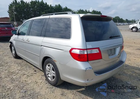2007 Honda Odyssey Ex-L from USA, damaged, VIN 5FNRL38747B072140